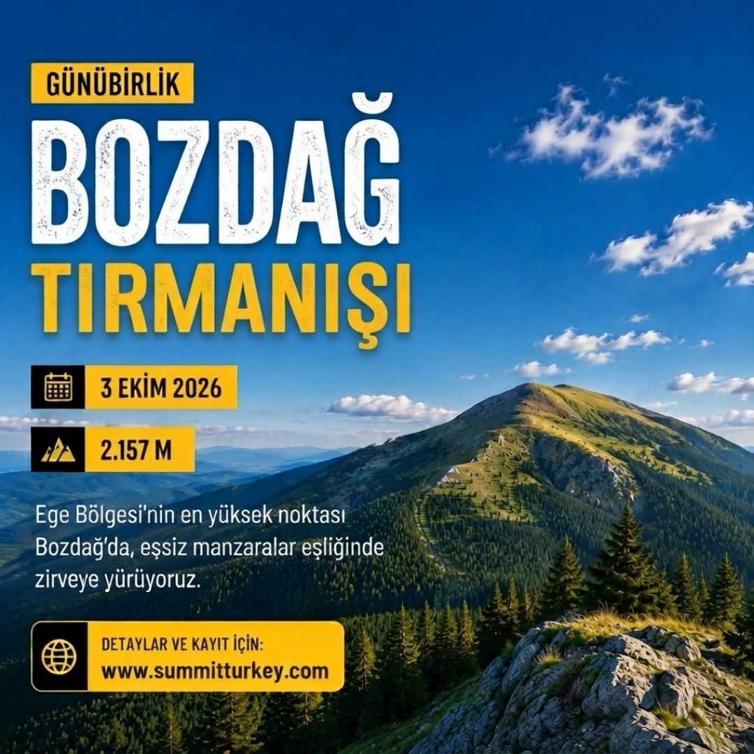 Bozdağ Zirve tırmanışı